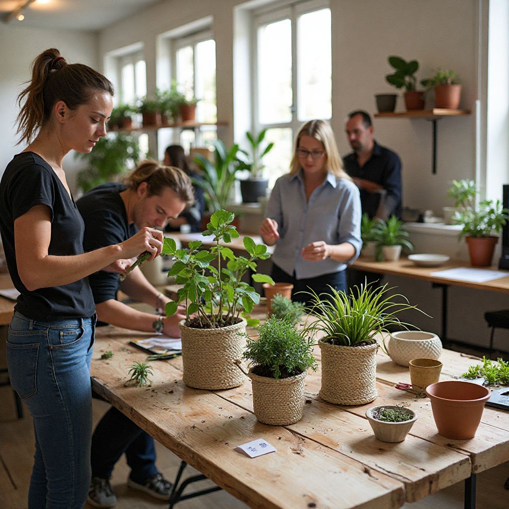 Workshop de creare a grădinilor verticale mici